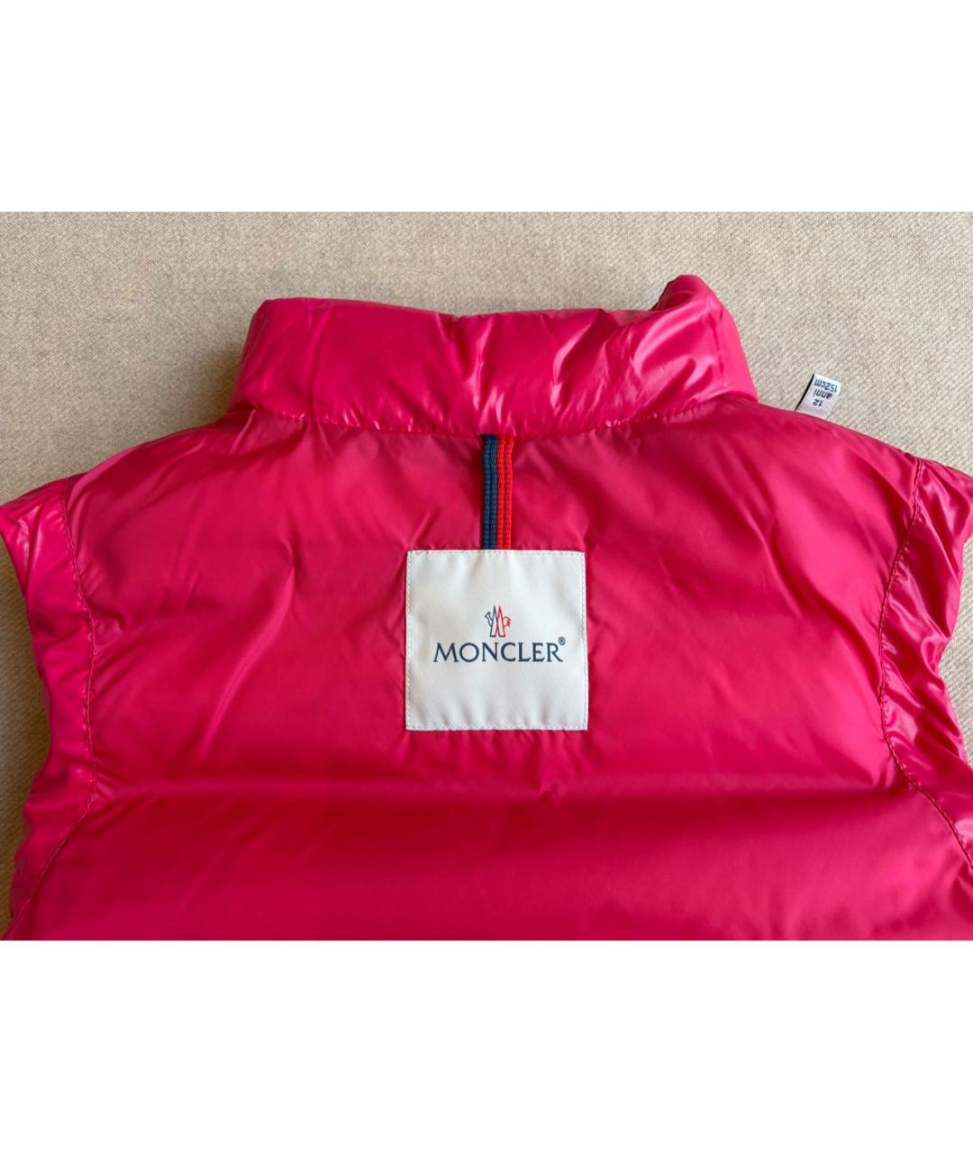 MONCLER Розовый жакет / жилет, фото 3