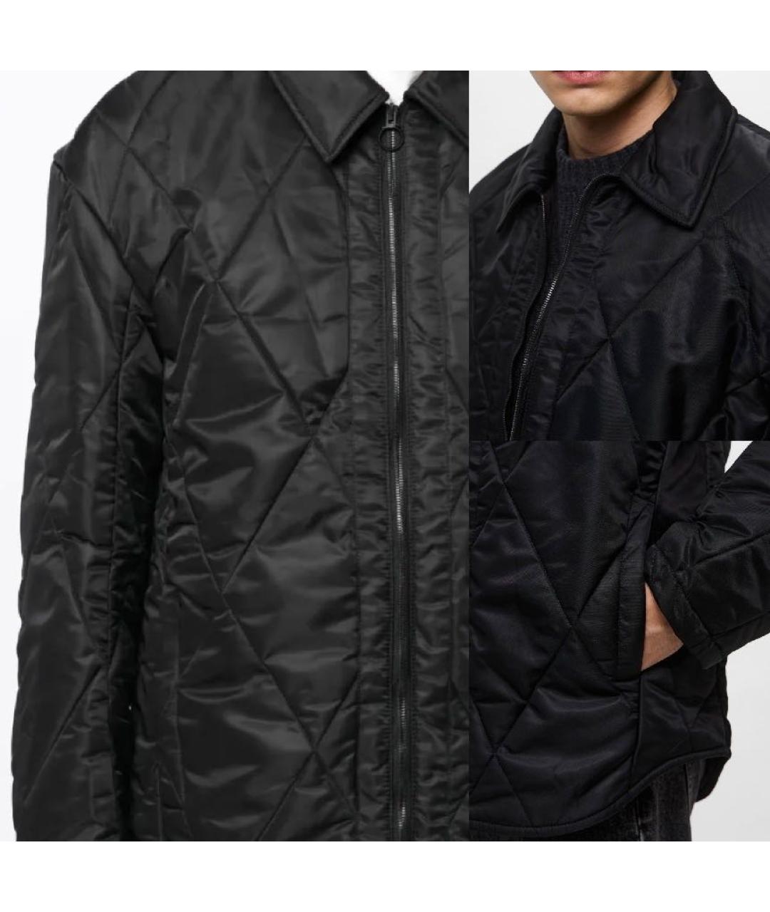 TRUSSARDI Черная полиамидовая куртка, фото 3