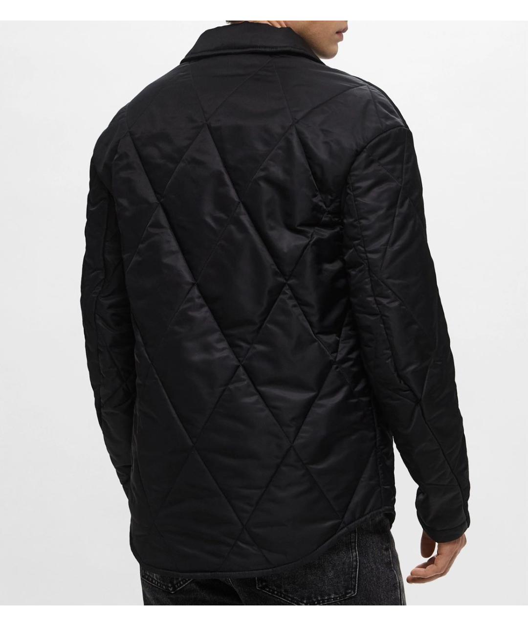 TRUSSARDI Черная полиамидовая куртка, фото 5