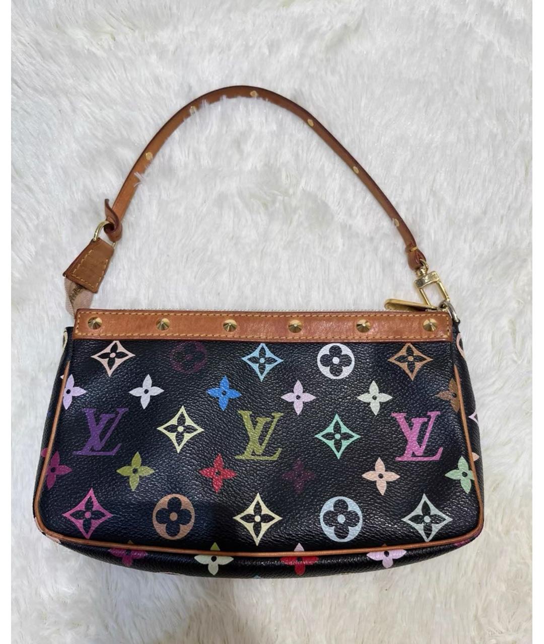 LOUIS VUITTON Черная сумка через плечо, фото 4