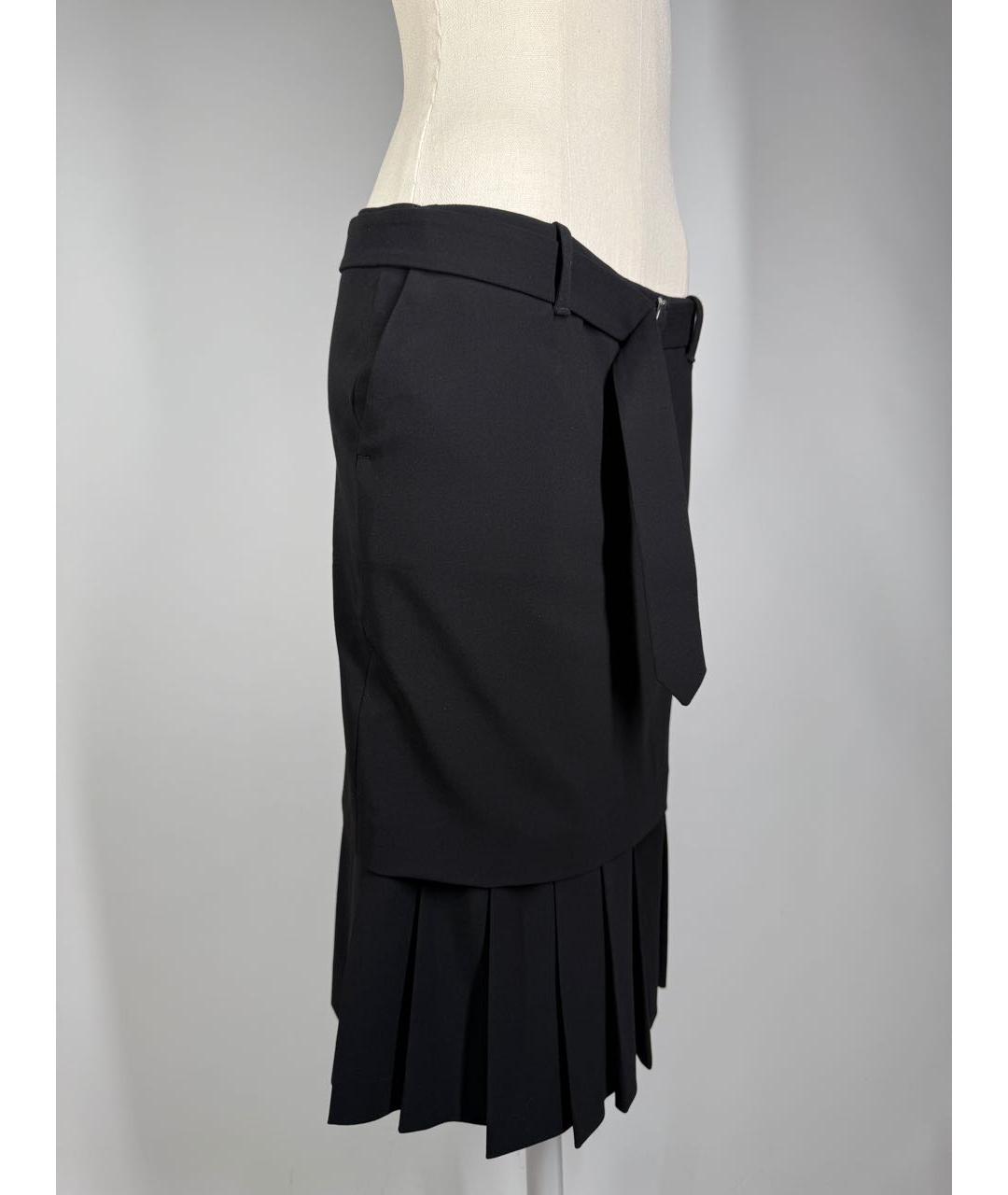 JEAN PAUL GAULTIER Черный шерстяной костюм с юбками, фото 7