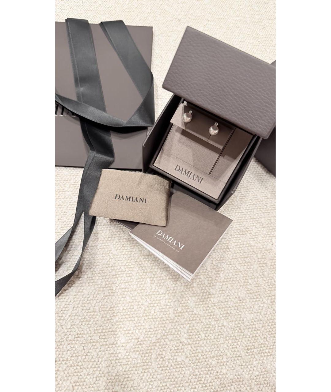 DAMIANI Белые жемчужные серьги, фото 3