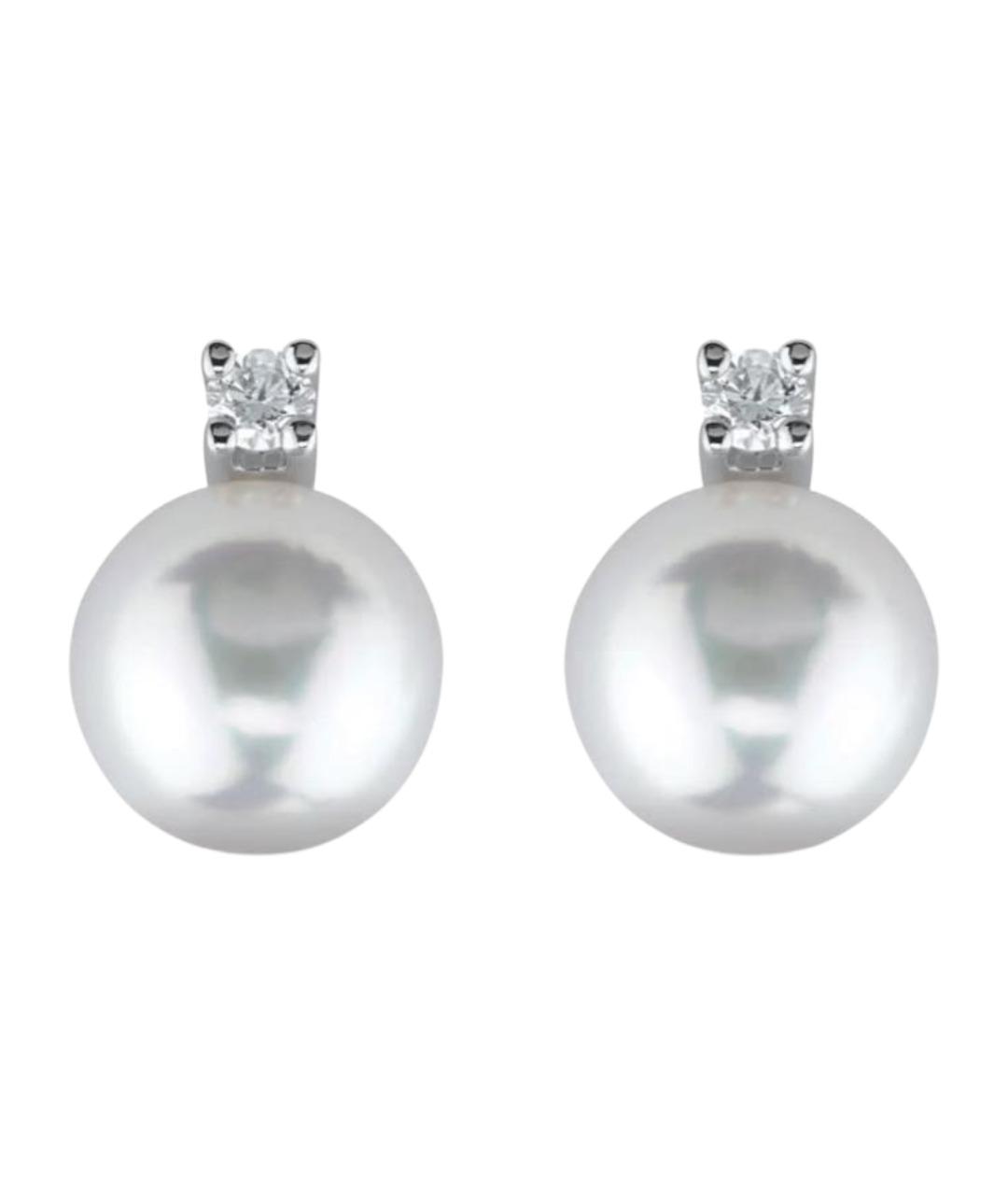 DAMIANI Белые жемчужные серьги, фото 1