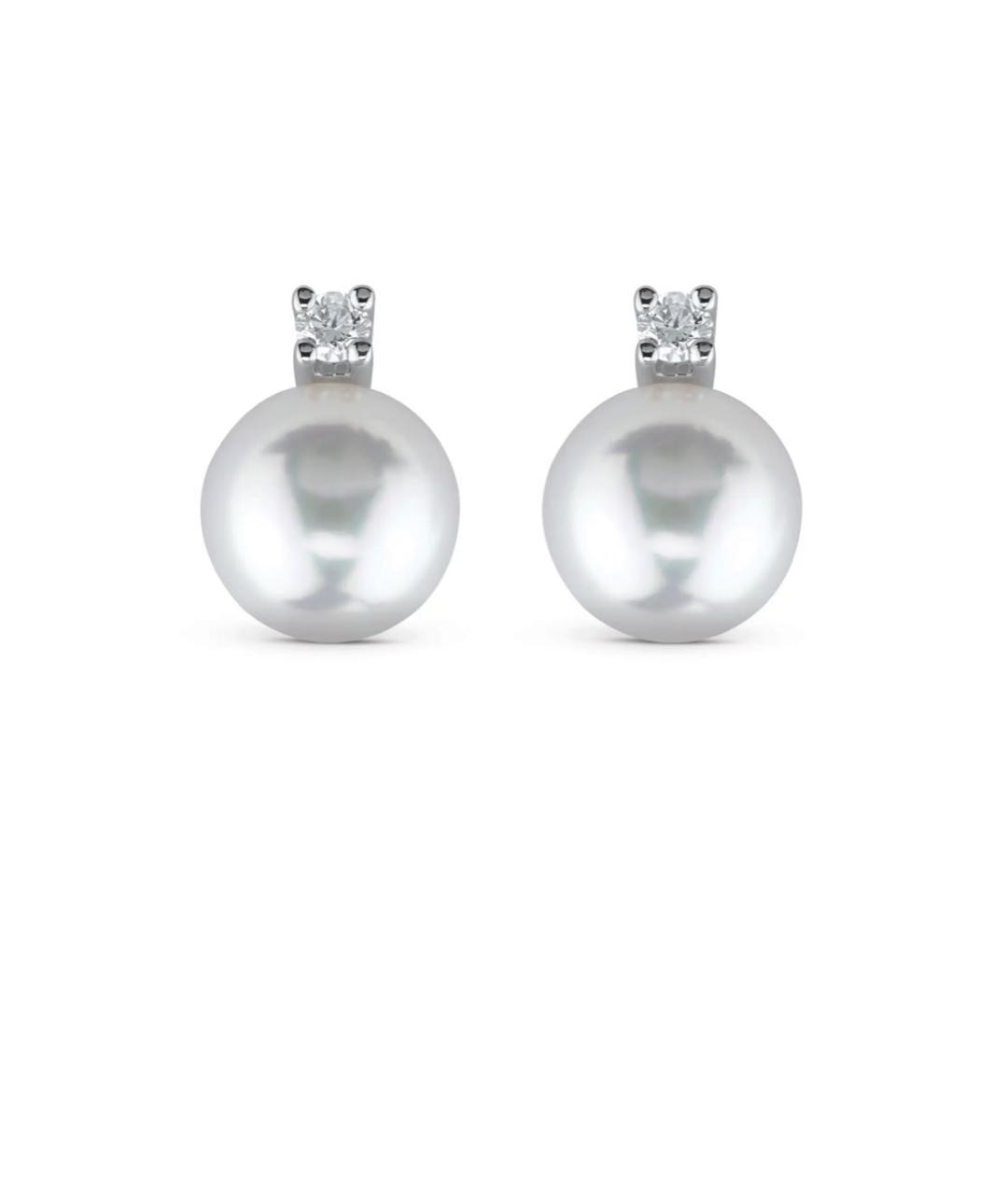 DAMIANI Белые жемчужные серьги, фото 5