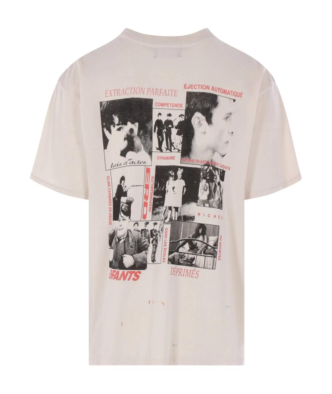 Enfants Riches Déprimés Белая хлопковая футболка, фото 3