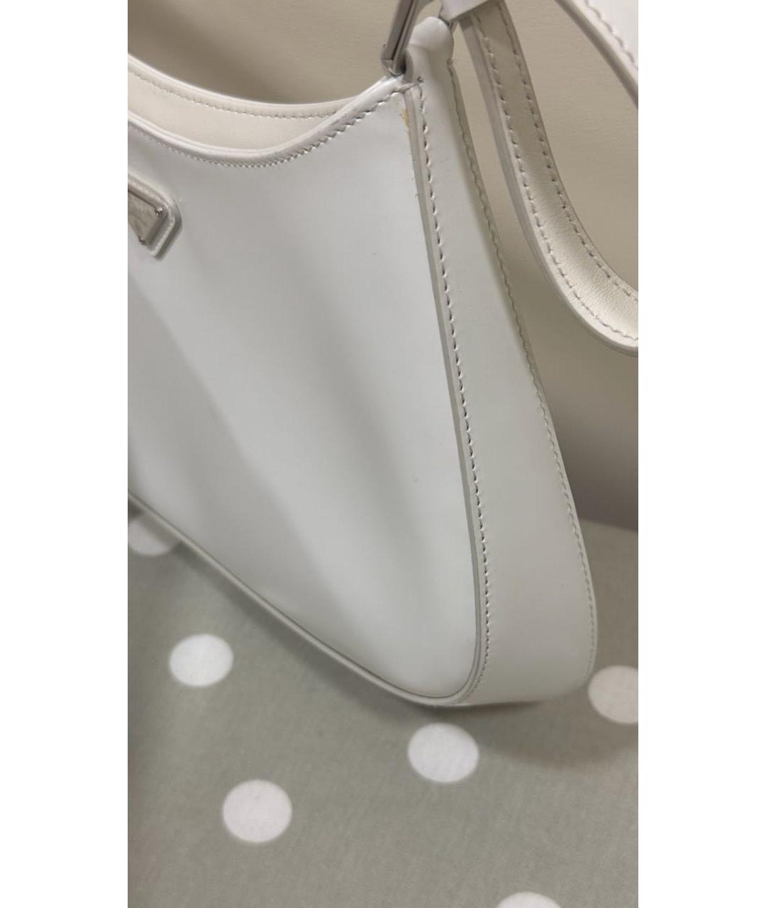 PRADA Белая сумка с короткими ручками из искусственной кожи, фото 4