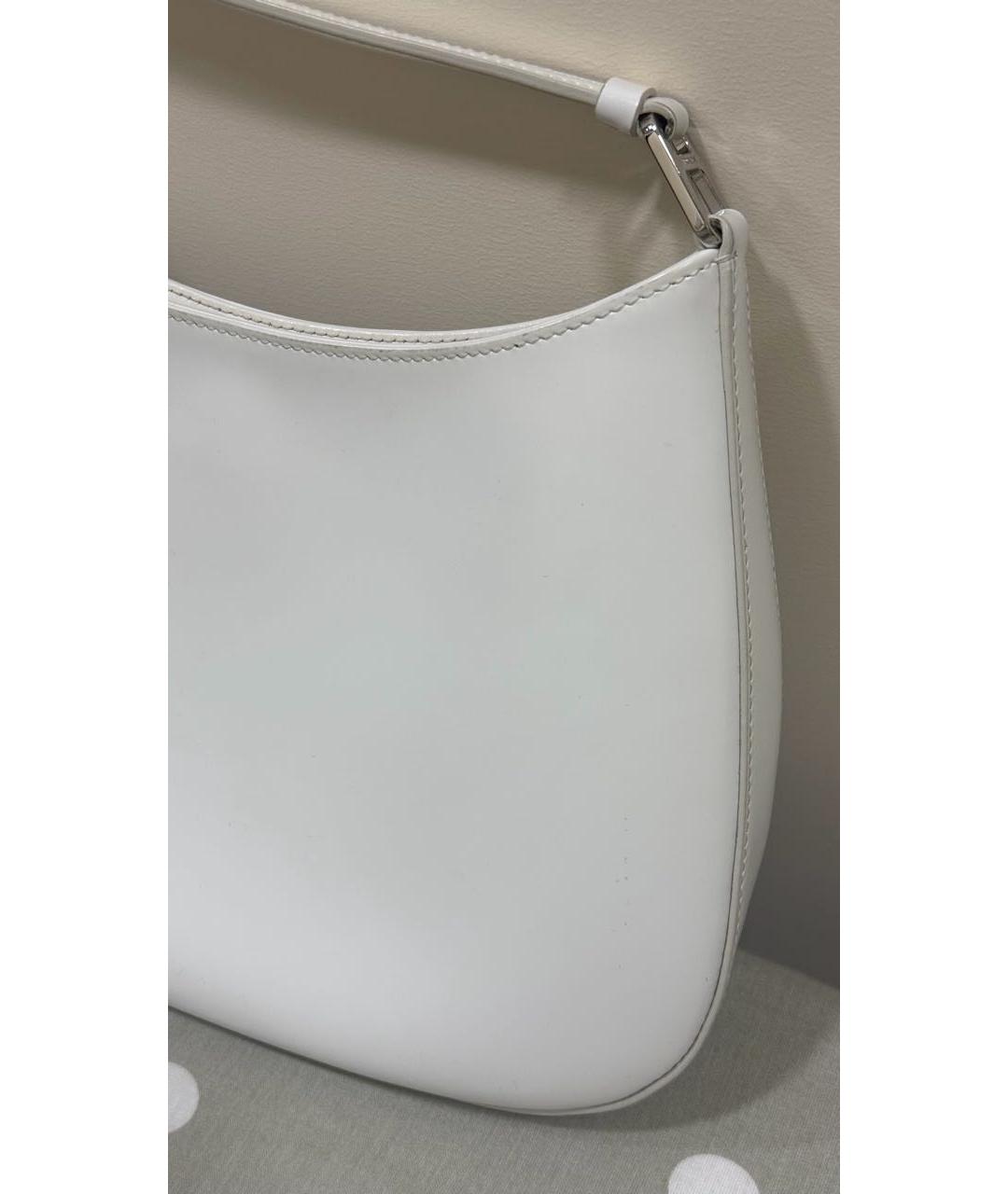 PRADA Белая сумка с короткими ручками из искусственной кожи, фото 7