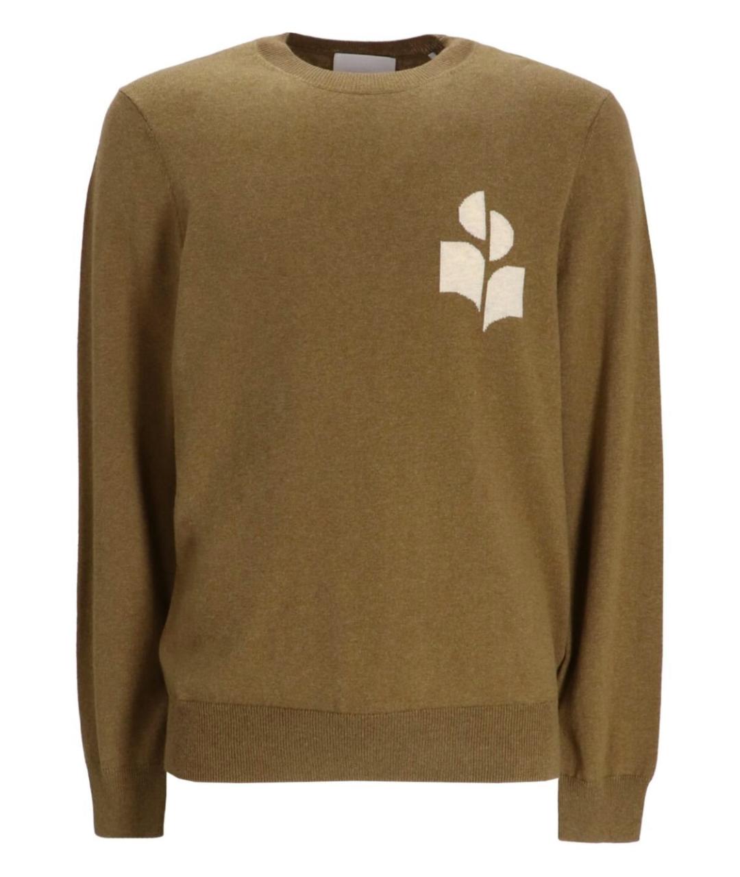 ISABEL MARANT Хаки хлопковый джемпер / свитер, фото 1