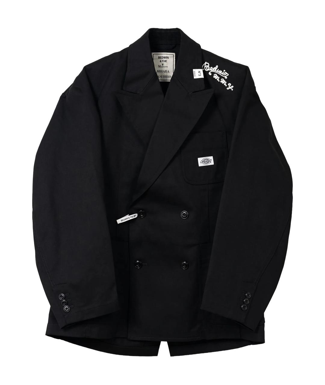 Mihara Yasuhiro Черный полиэстеровый пиджак, фото 1