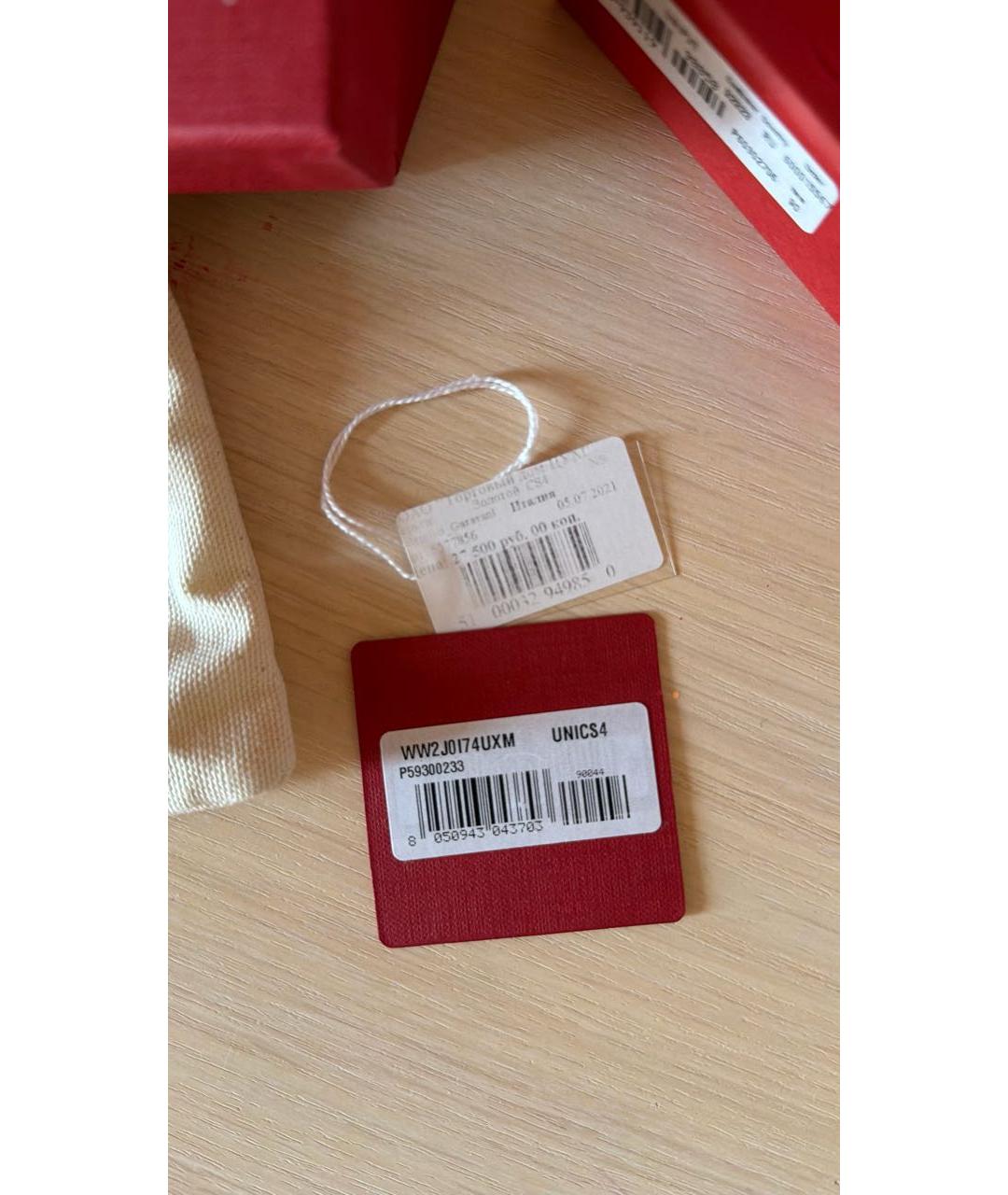 VALENTINO Золотые серьги из желтого золота, фото 3