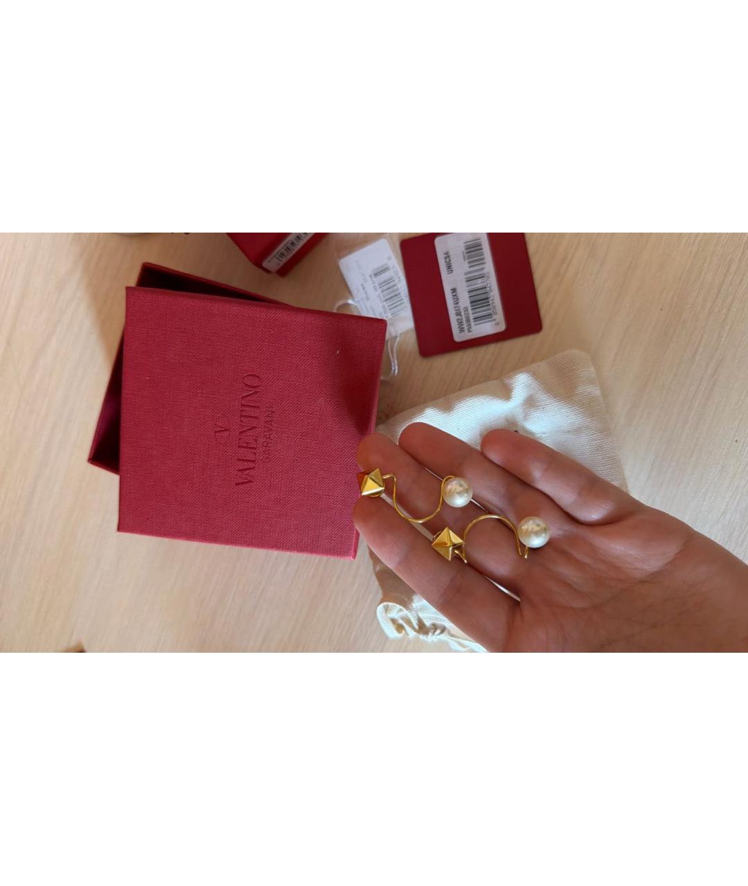 VALENTINO Золотые серьги из желтого золота, фото 5
