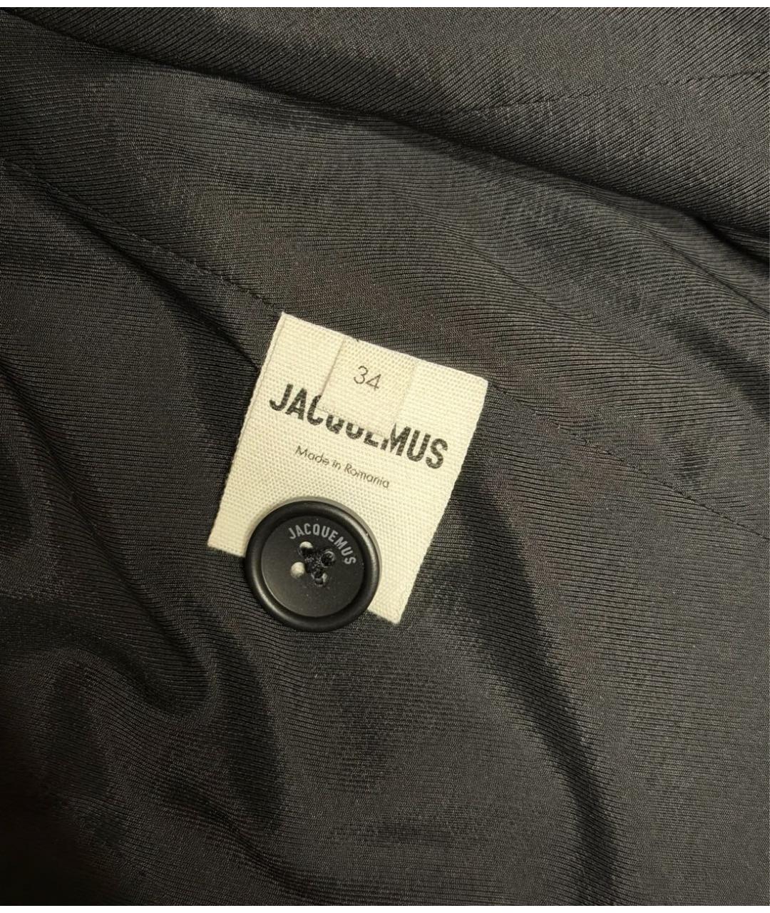 JACQUEMUS Черное платье, фото 4