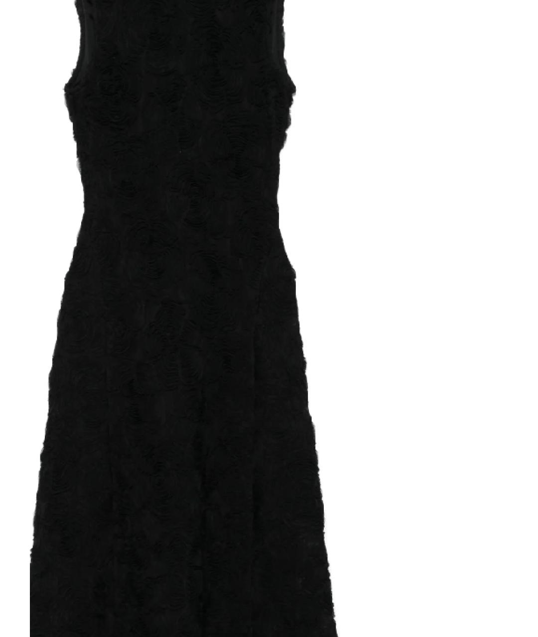 ROTATE Черное полиэстеровое вечернее платье, фото 2