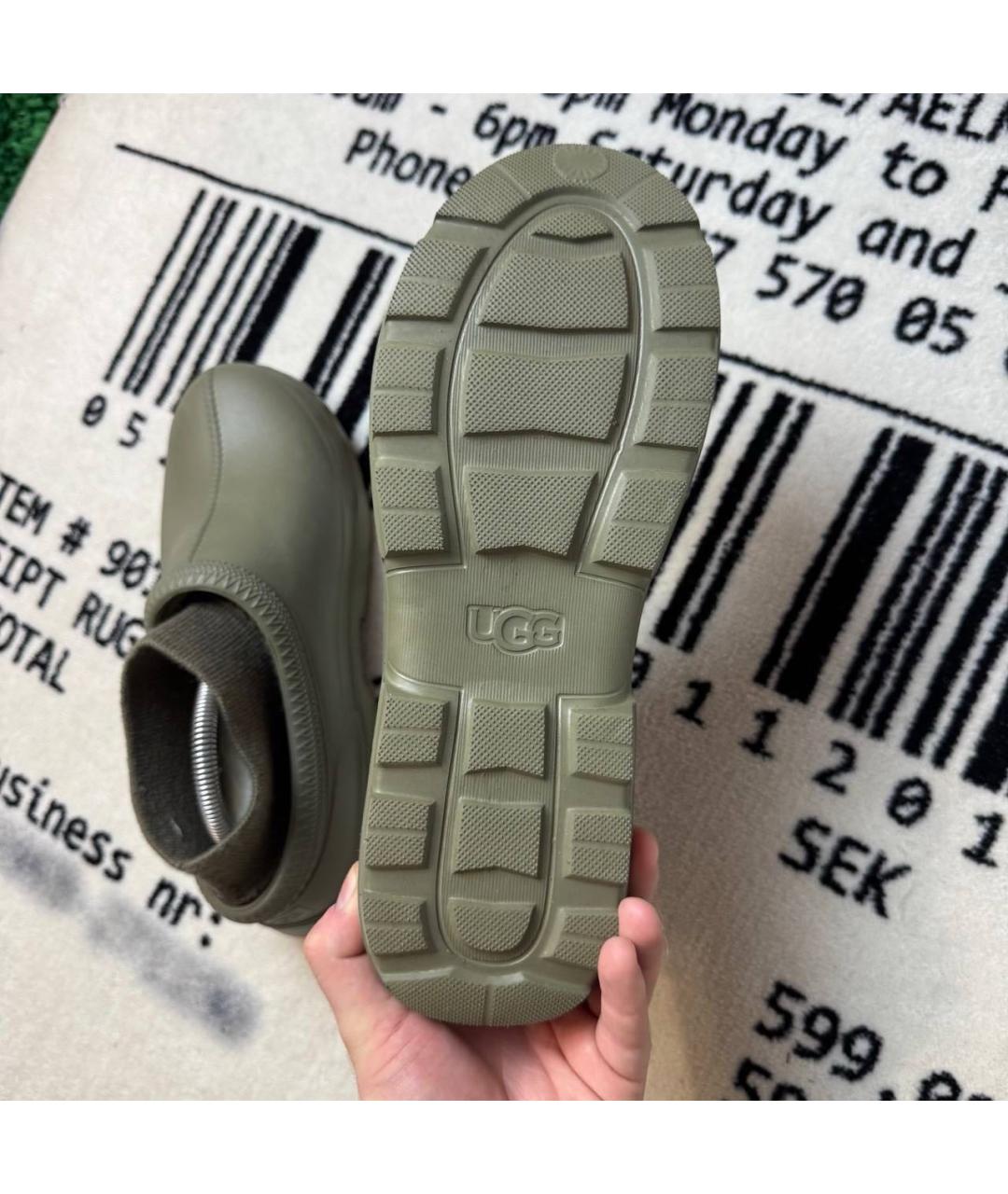 UGG AUSTRALIA Хаки низкие ботинки, фото 5