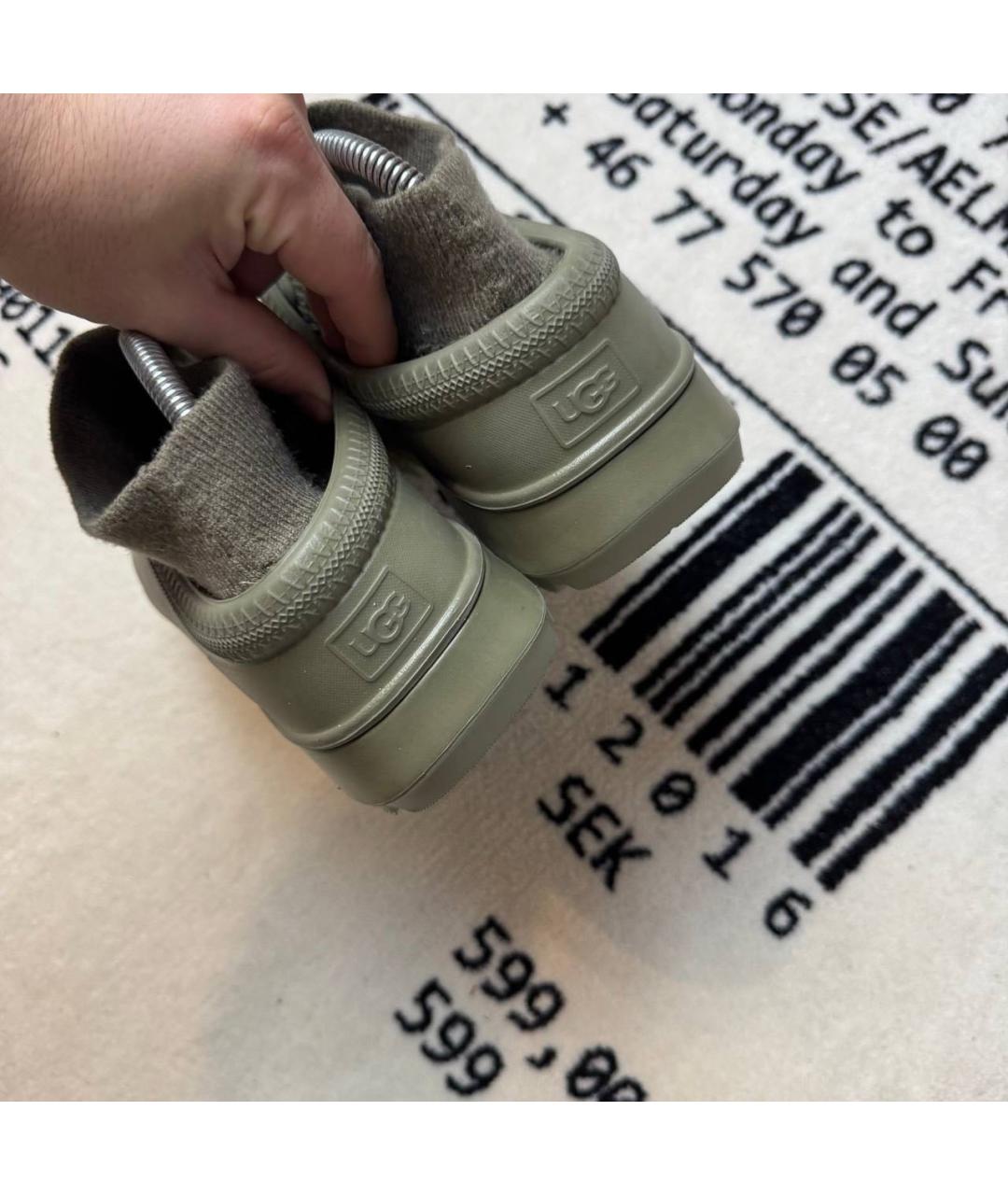 UGG AUSTRALIA Хаки низкие ботинки, фото 4