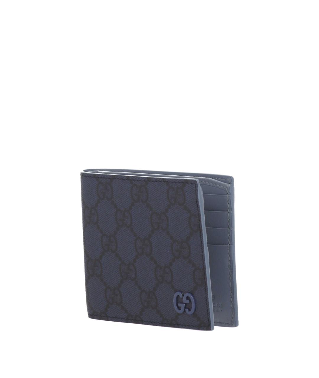 GUCCI Синий полиуретановый кошелек, фото 2