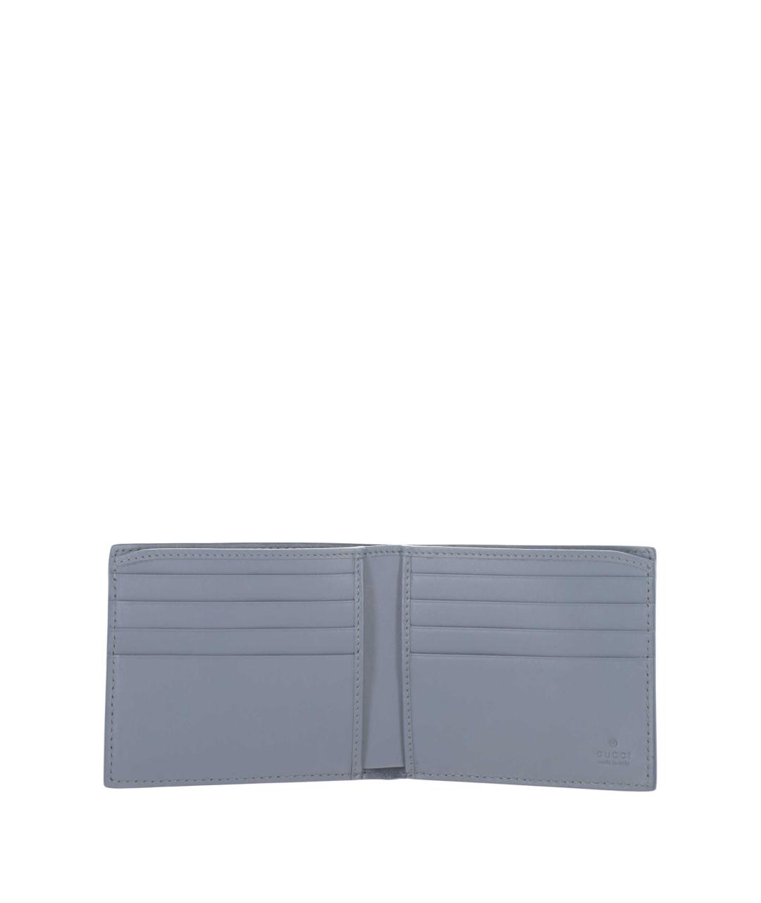 GUCCI Синий полиуретановый кошелек, фото 4