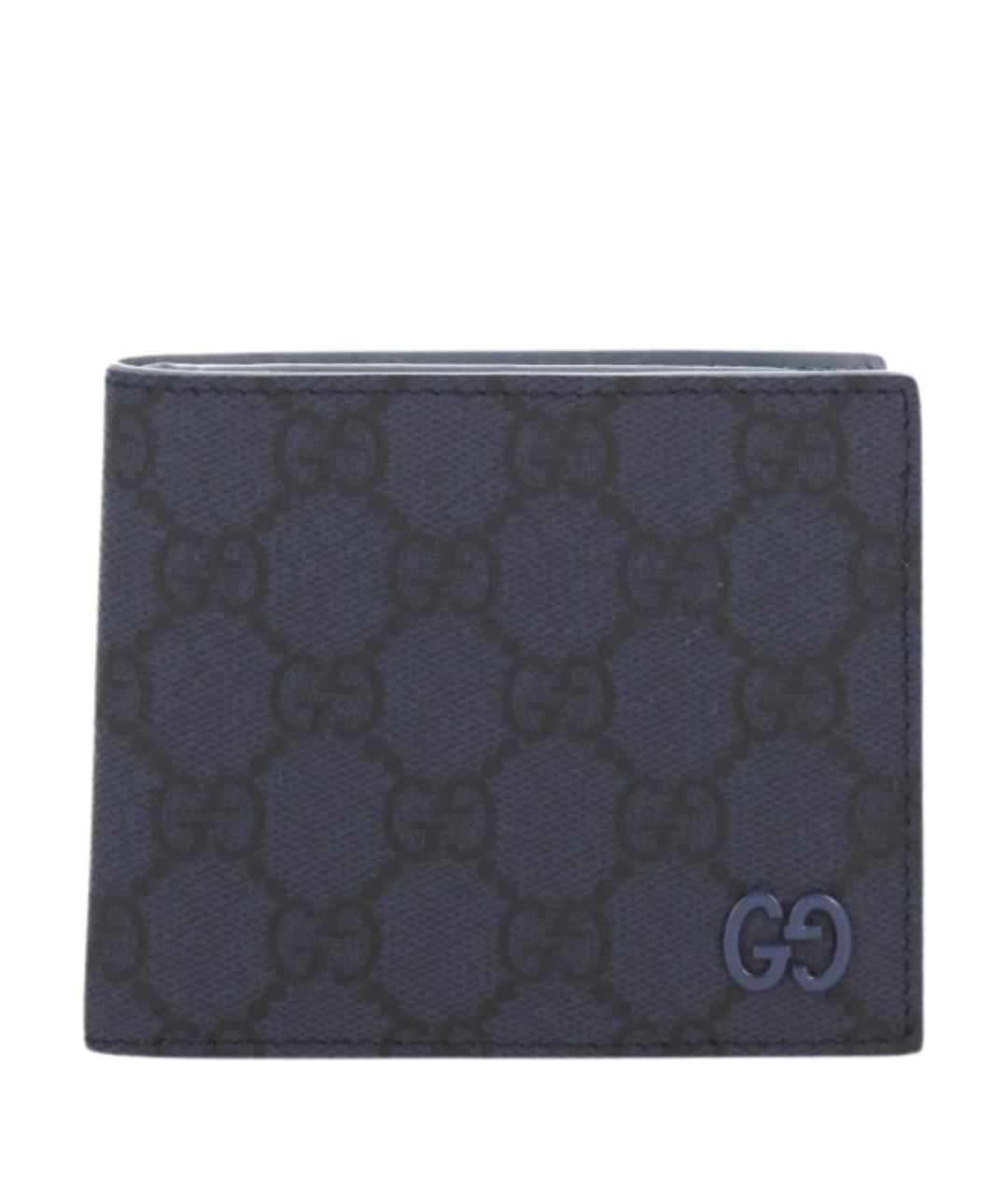 GUCCI Синий полиуретановый кошелек, фото 1