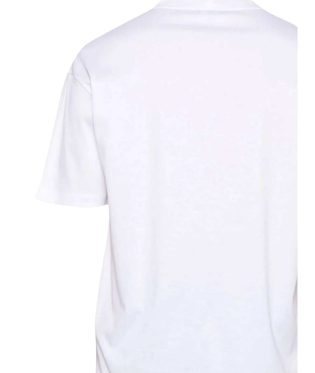 GIORGIO ARMANI Белая хлопковая футболка, фото 3
