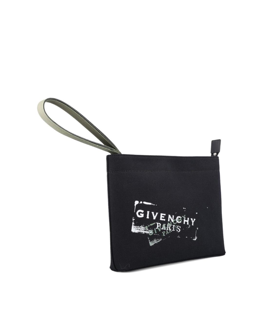 GIVENCHY Черная хлопковая барсетка, фото 2