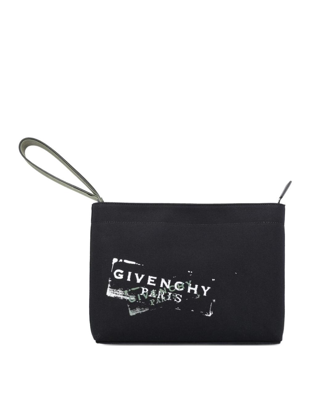 GIVENCHY Черная хлопковая барсетка, фото 1