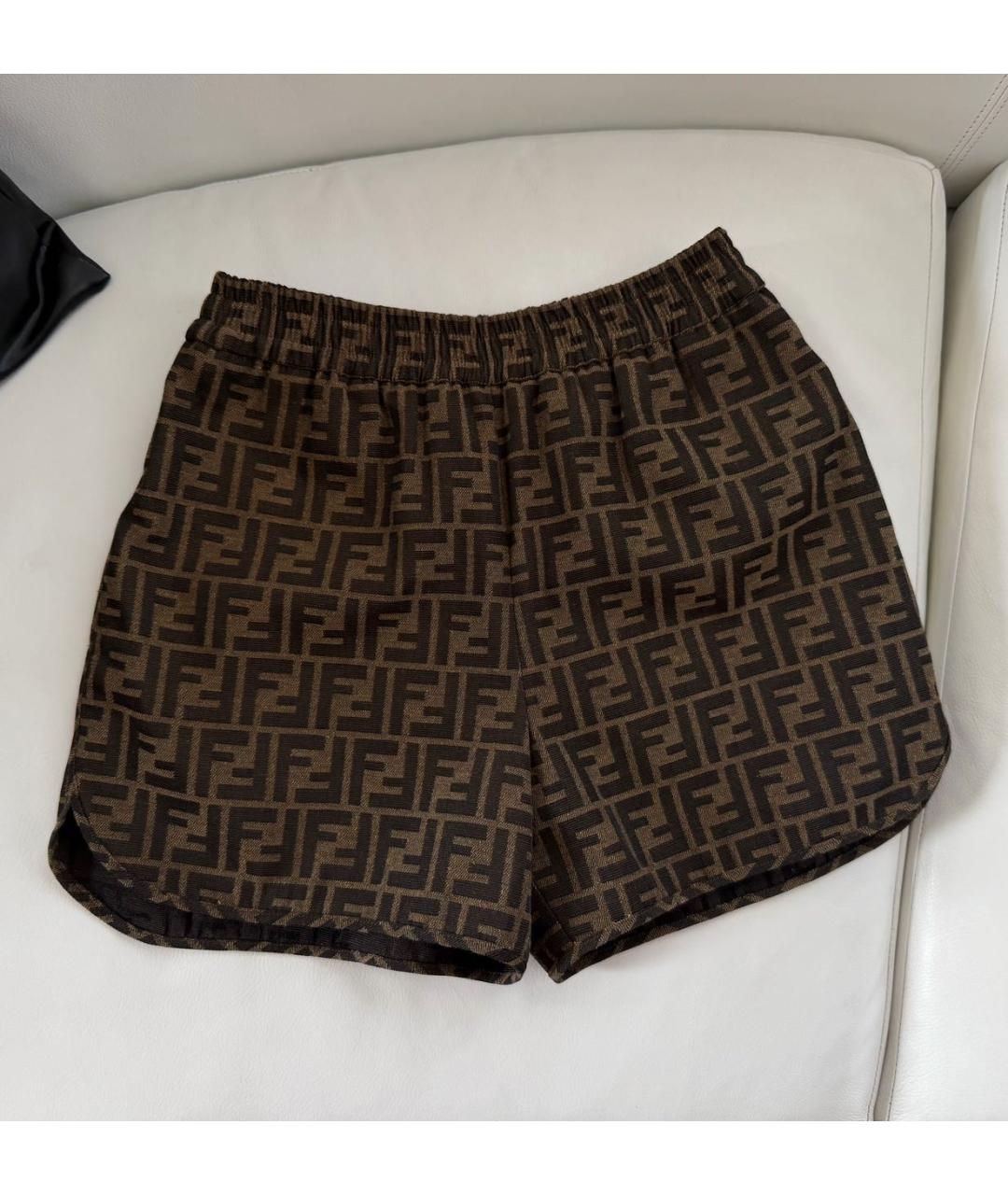 FENDI Мульти шорты, фото 2