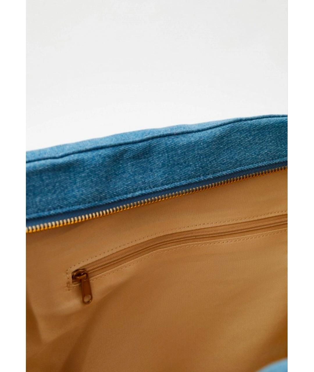 PINKO Синяя деним сумка тоут, фото 5