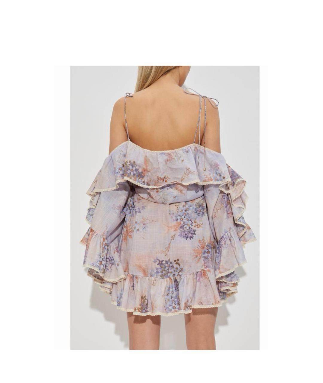 ZIMMERMANN Мульти хлопковое повседневное платье, фото 2