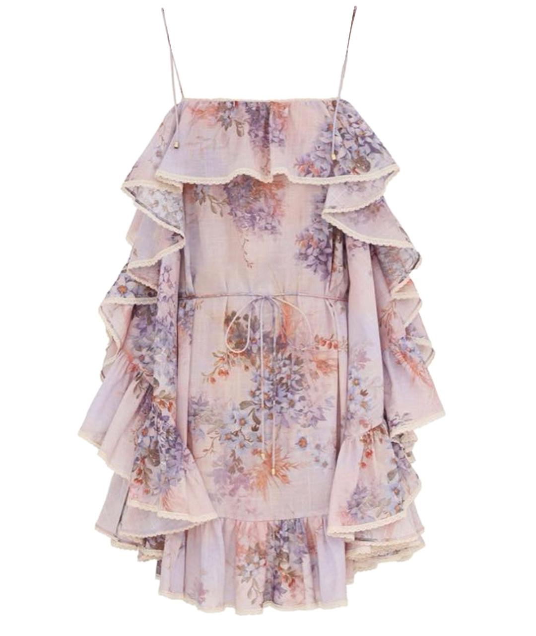 ZIMMERMANN Мульти хлопковое повседневное платье, фото 1