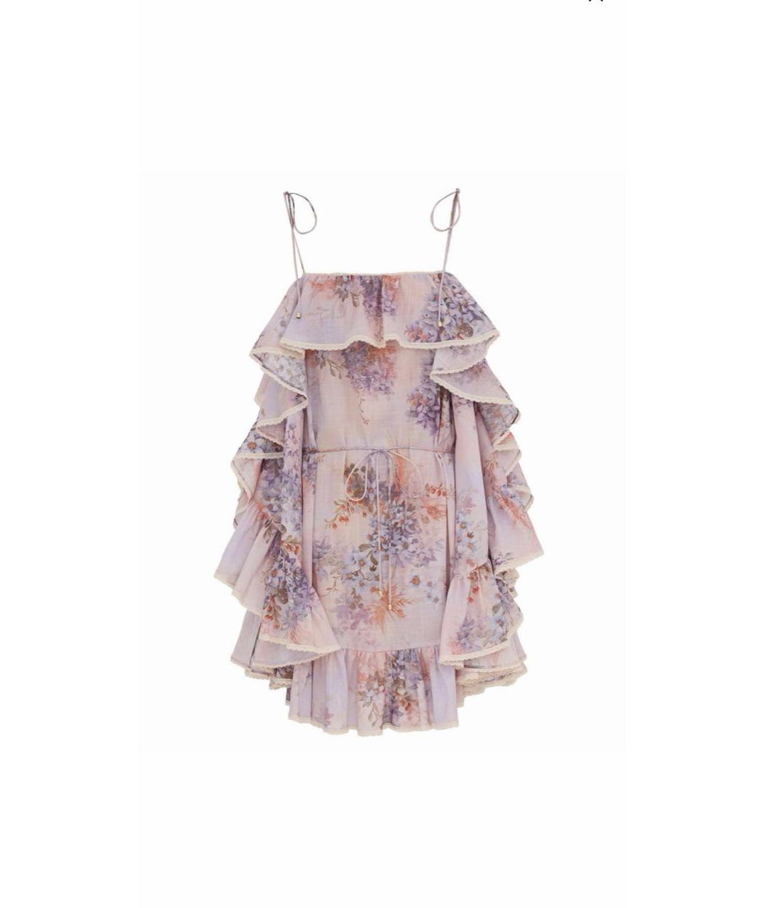 ZIMMERMANN Мульти хлопковое повседневное платье, фото 7