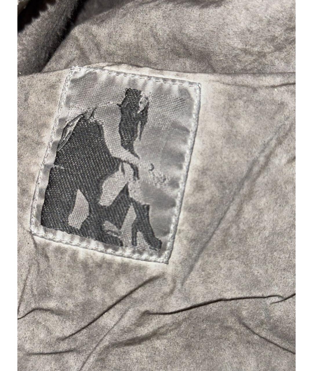 RICK OWENS DRKSHDW Антрацитовая хлопковая куртка, фото 5