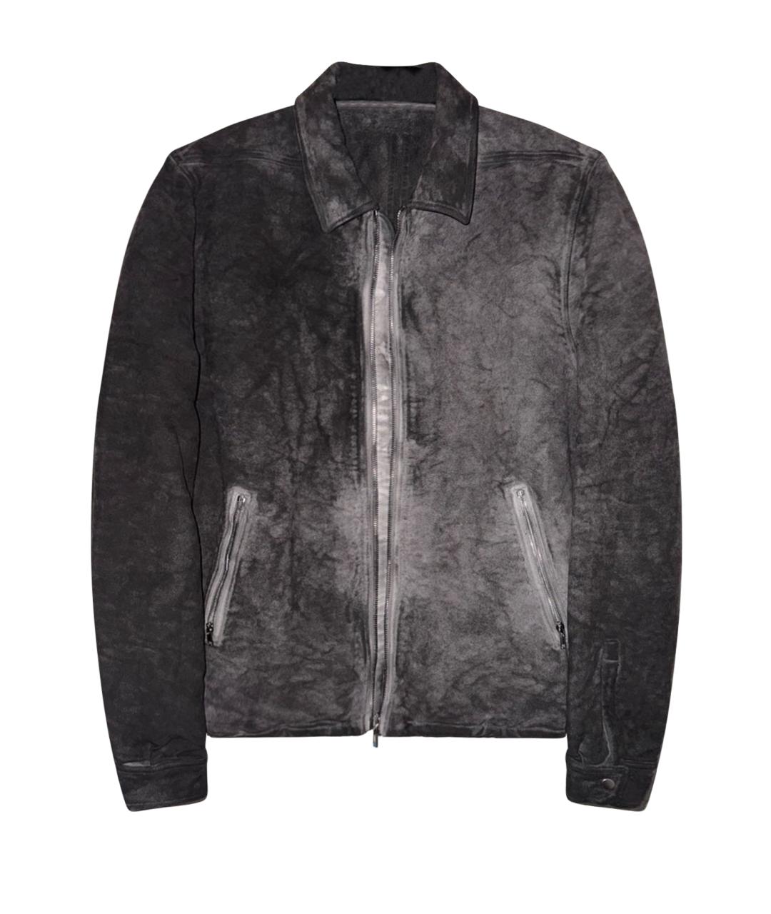 RICK OWENS DRKSHDW Антрацитовая хлопковая куртка, фото 1