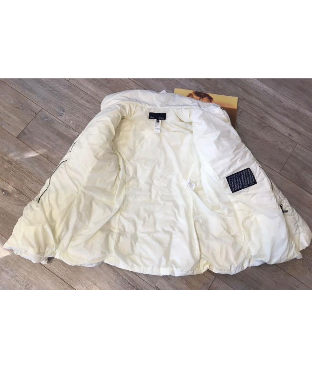 LES COPAINS Белый полиэстеровый пуховик, фото 8