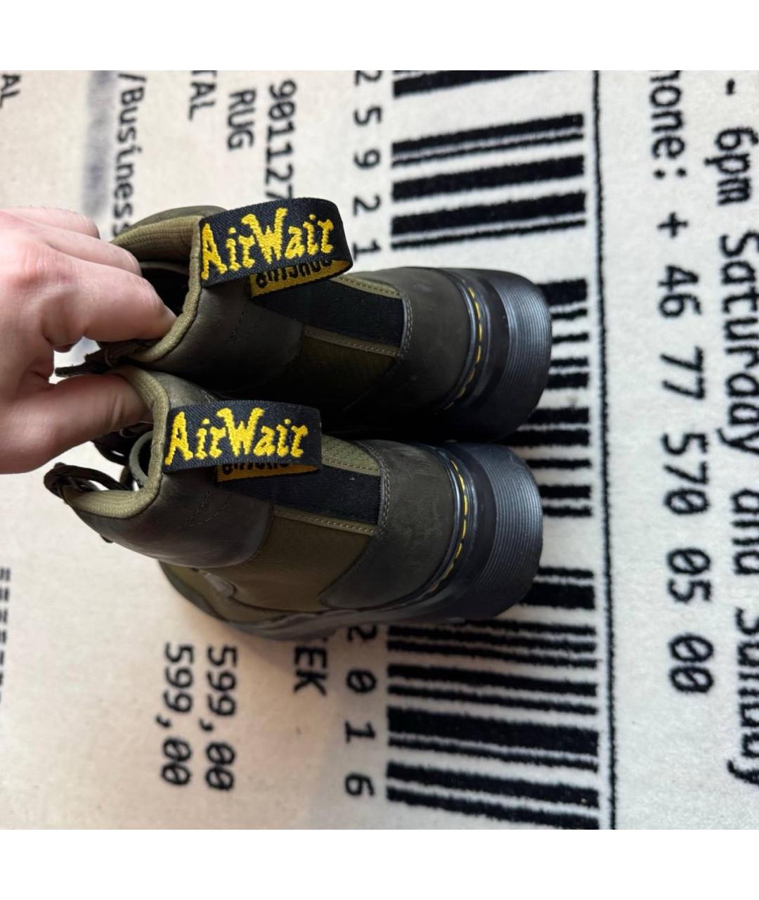 DR. MARTENS Хаки высокие ботинки, фото 4