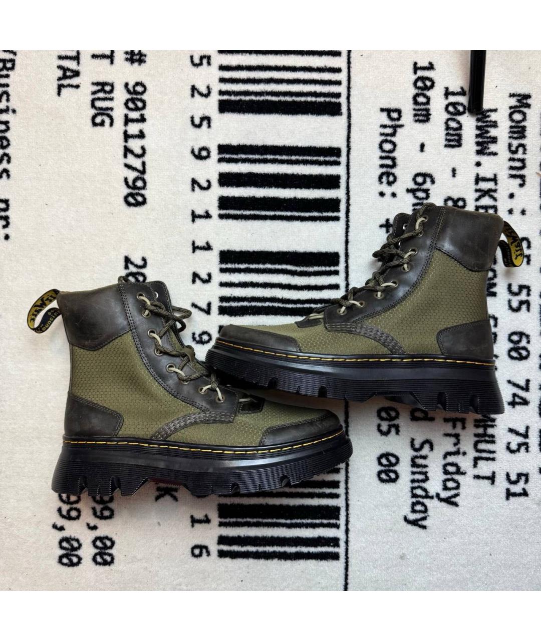 DR. MARTENS Хаки высокие ботинки, фото 6