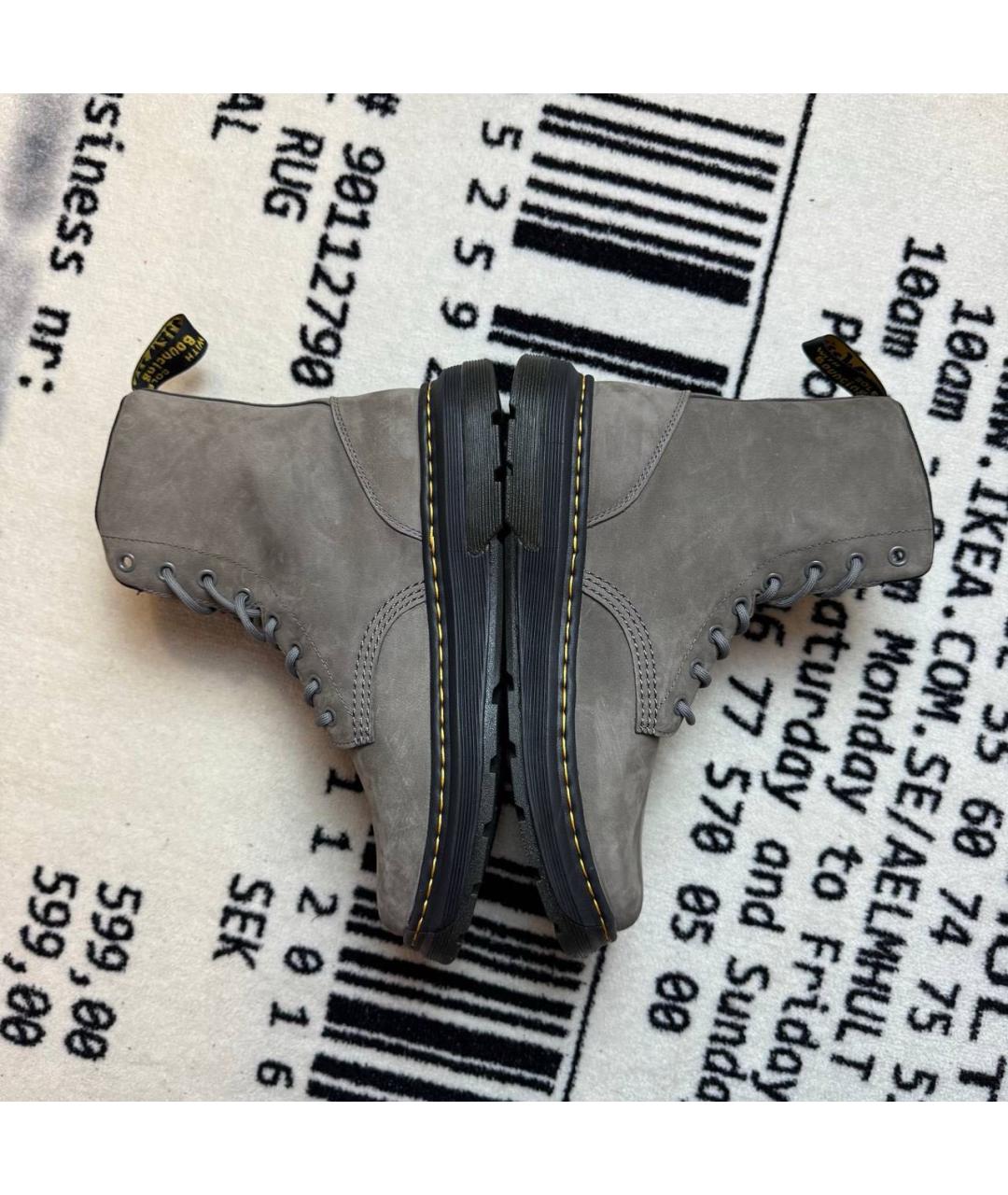 DR. MARTENS Серые высокие ботинки, фото 3