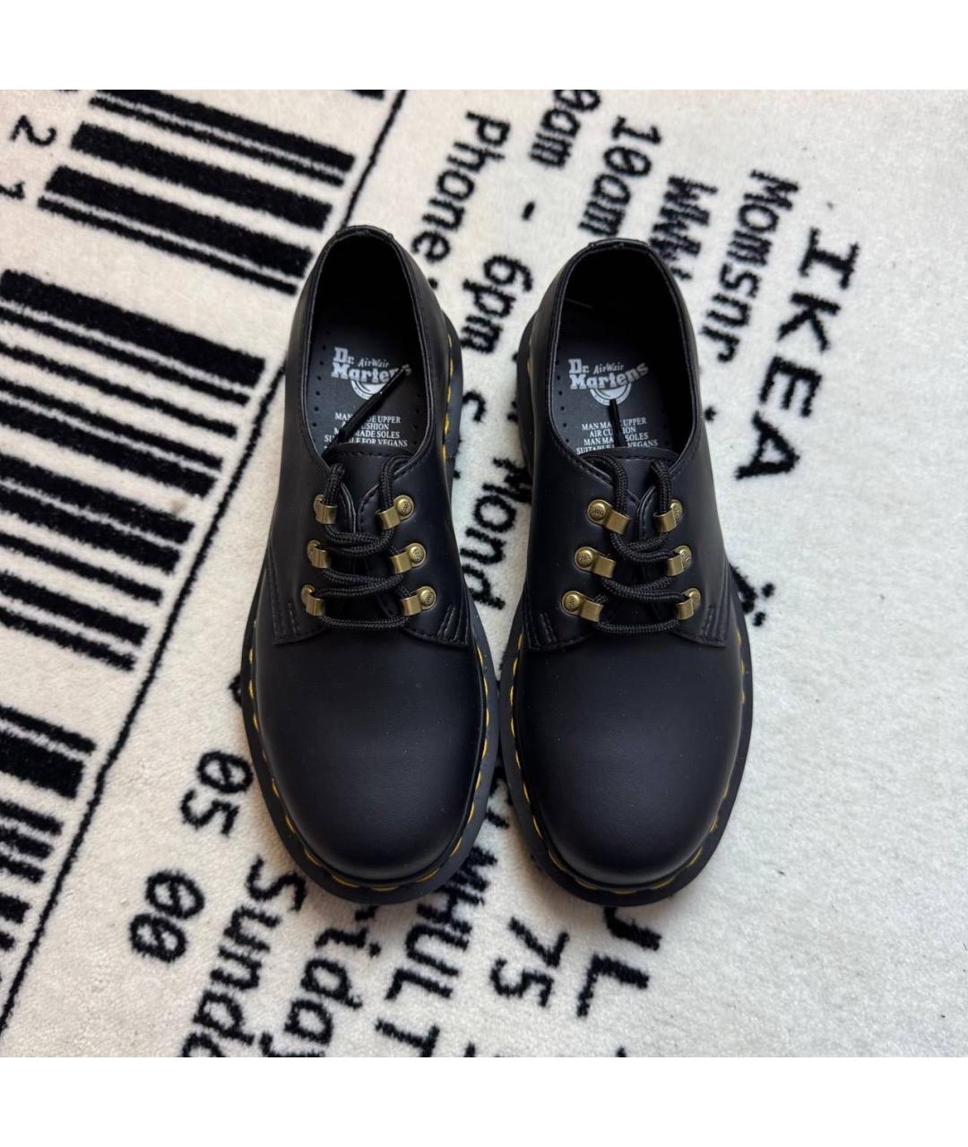 DR. MARTENS Черные брогги и оксфорды, фото 2
