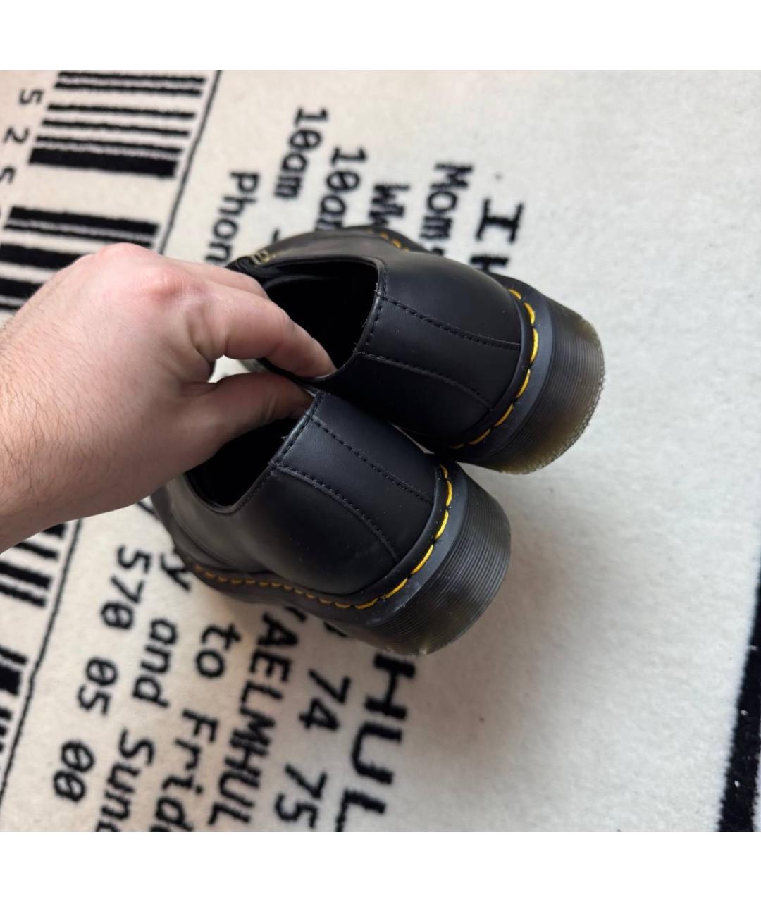 DR. MARTENS Черные брогги и оксфорды, фото 4