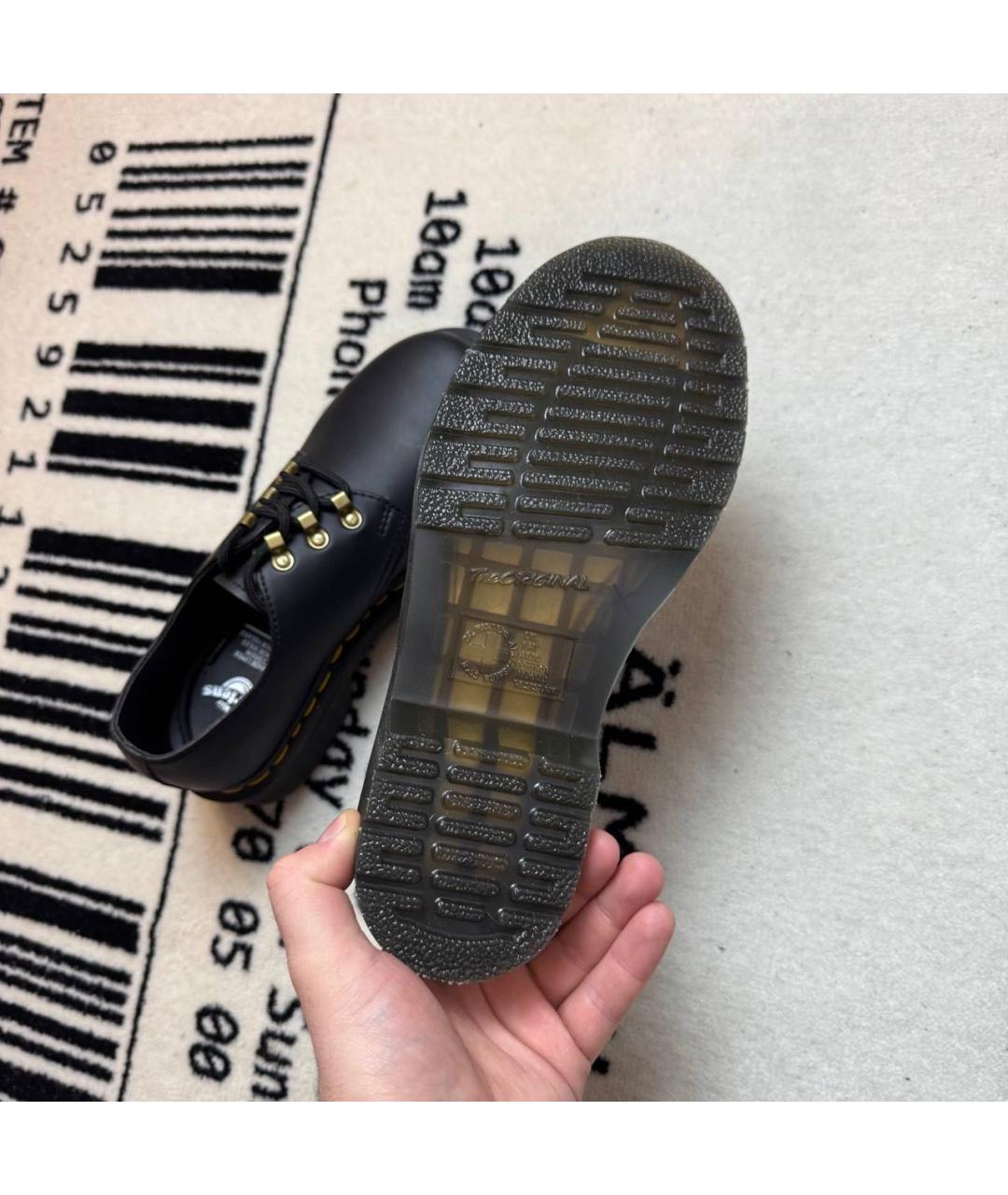 DR. MARTENS Черные брогги и оксфорды, фото 5