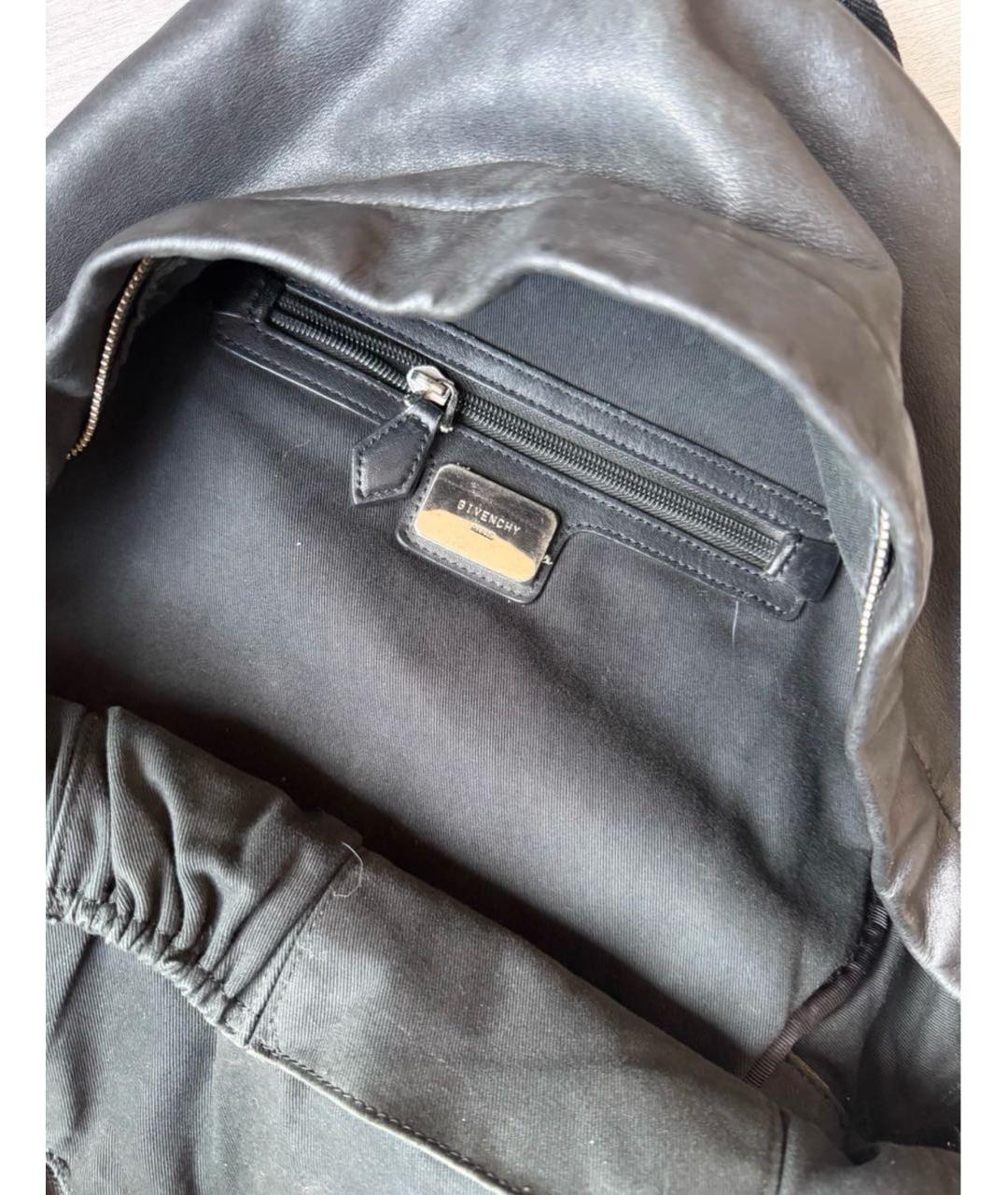 GIVENCHY Черный кожаный рюкзак, фото 4