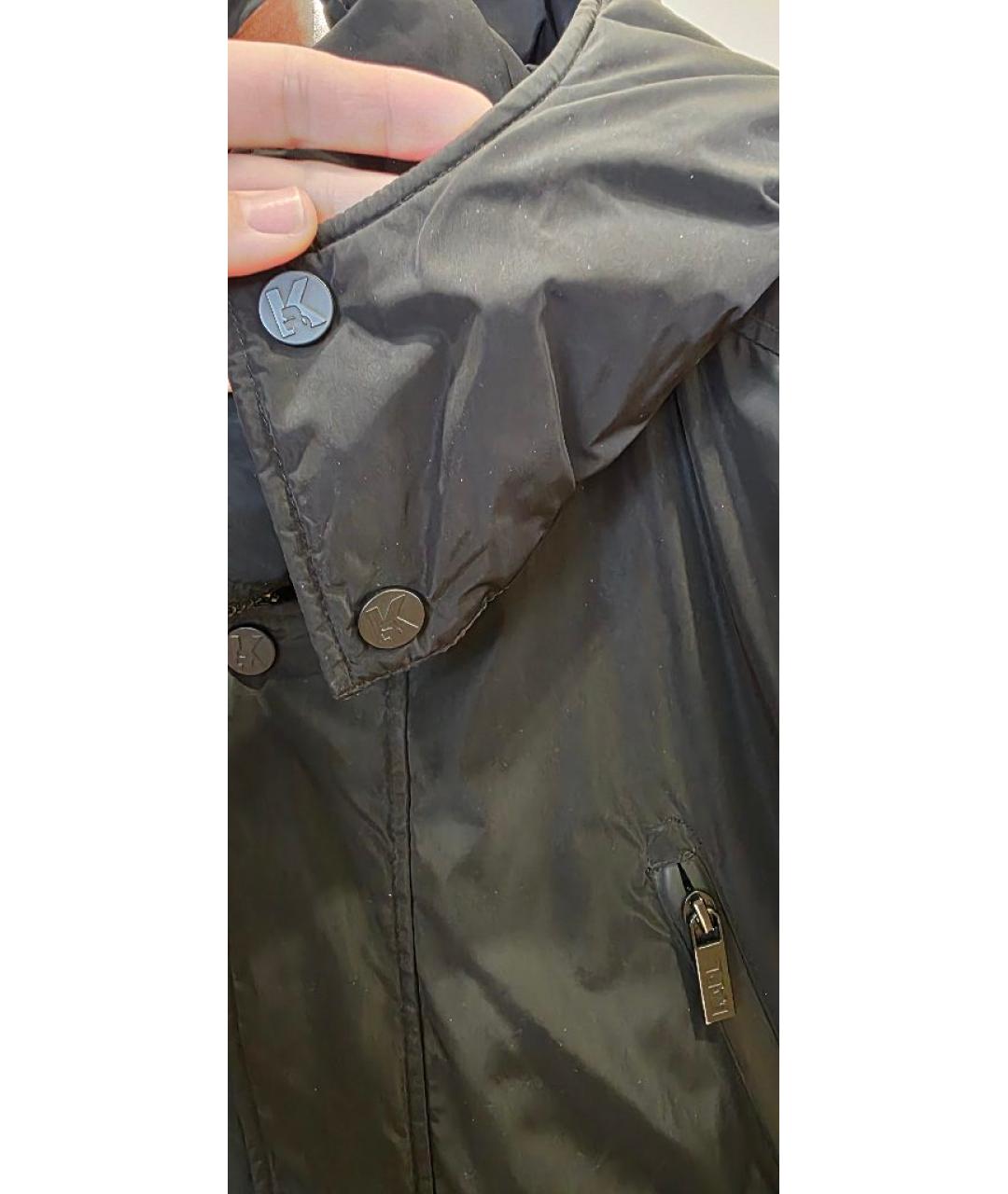 KARL LAGERFELD Черная полиэстеровая куртка, фото 6