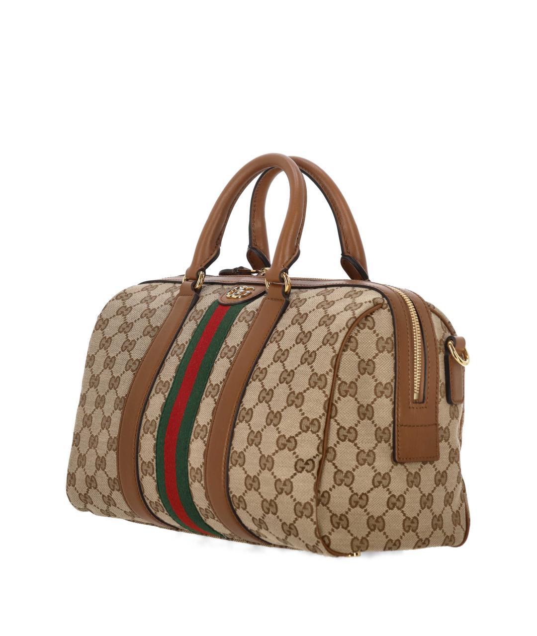 GUCCI Бежевая дорожная/спортивная сумка, фото 2