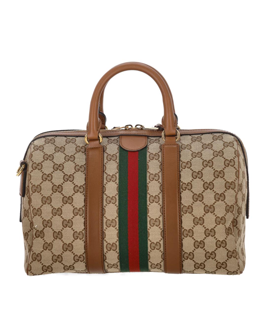 GUCCI Бежевая дорожная/спортивная сумка, фото 3