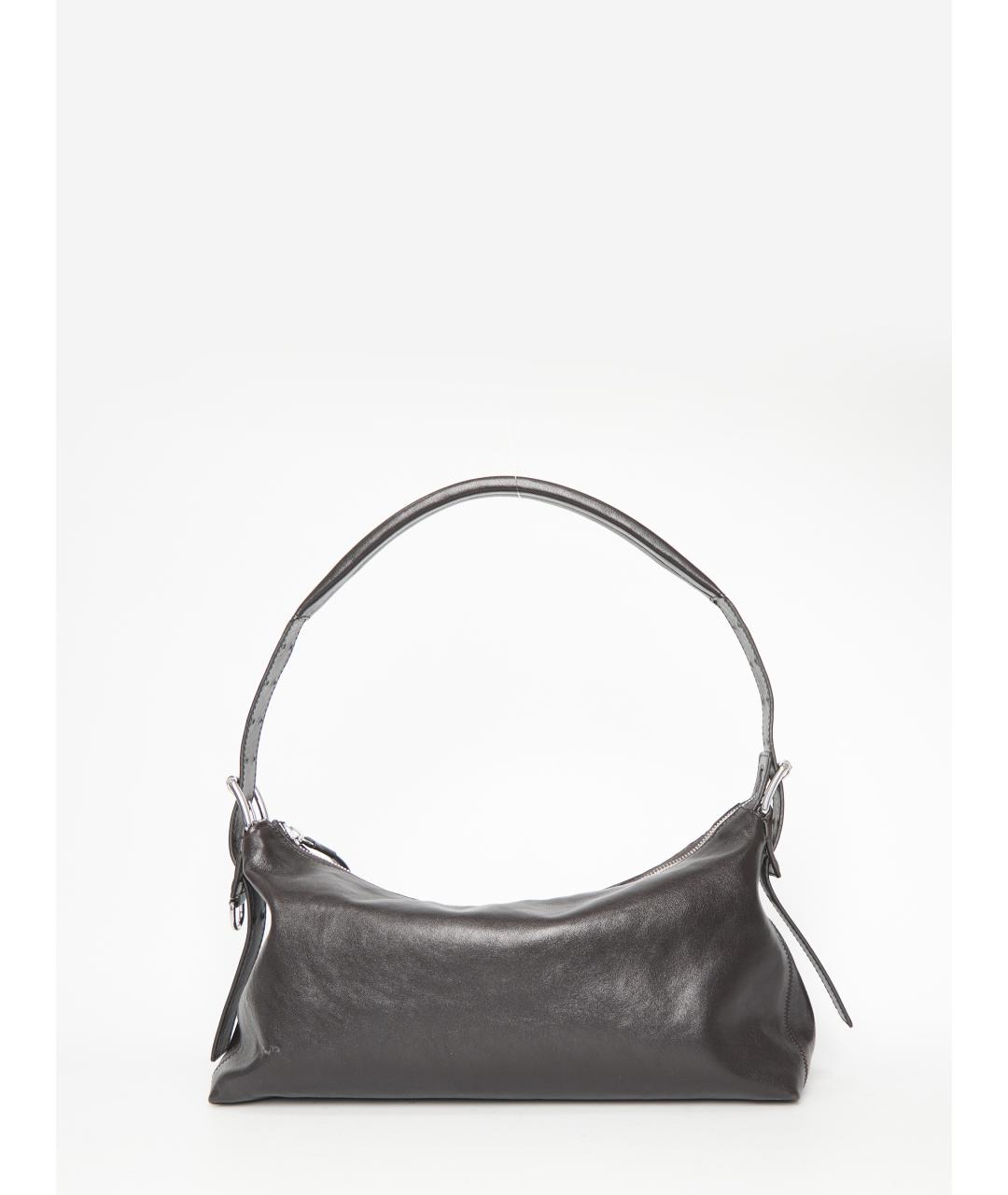 LEMAIRE Коричневая кожаная сумка через плечо, фото 5