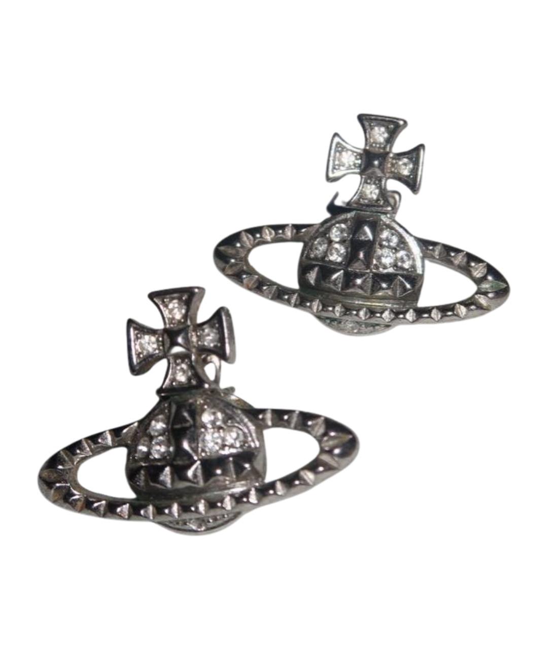 VIVIENNE WESTWOOD Серебряные латунные серьги, фото 1