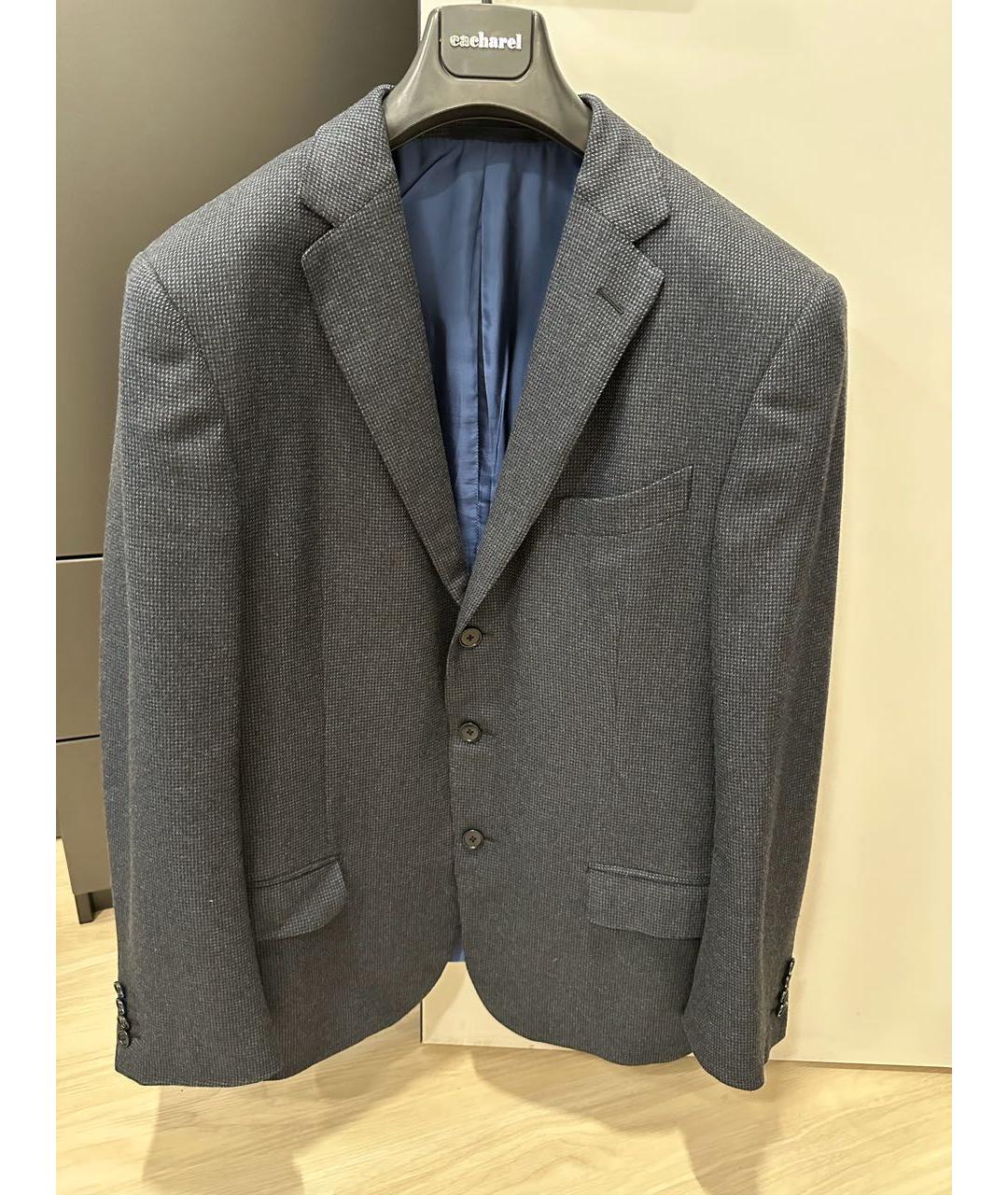 ERMENEGILDO ZEGNA XXX Темно-синий кашемировый пиджак, фото 8