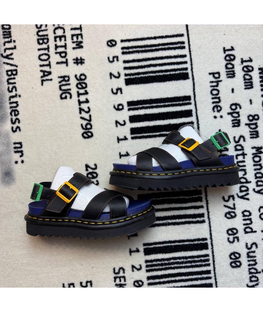 DR. MARTENS Мульти кожаные босоножки, фото 6