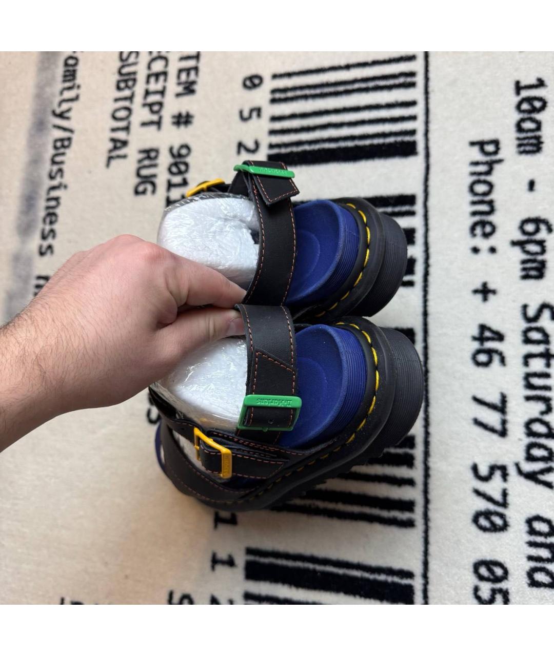 DR. MARTENS Мульти кожаные босоножки, фото 4