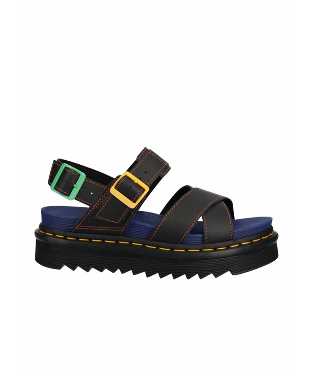 DR. MARTENS Мульти кожаные босоножки, фото 1