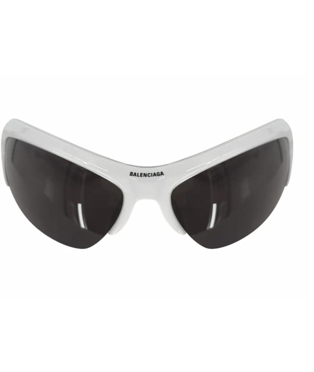 BALENCIAGA Белые солнцезащитные очки, фото 1